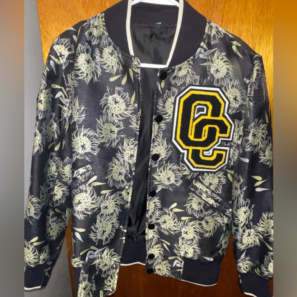 Opening ceremony graphic varsity jacket ( Xs )